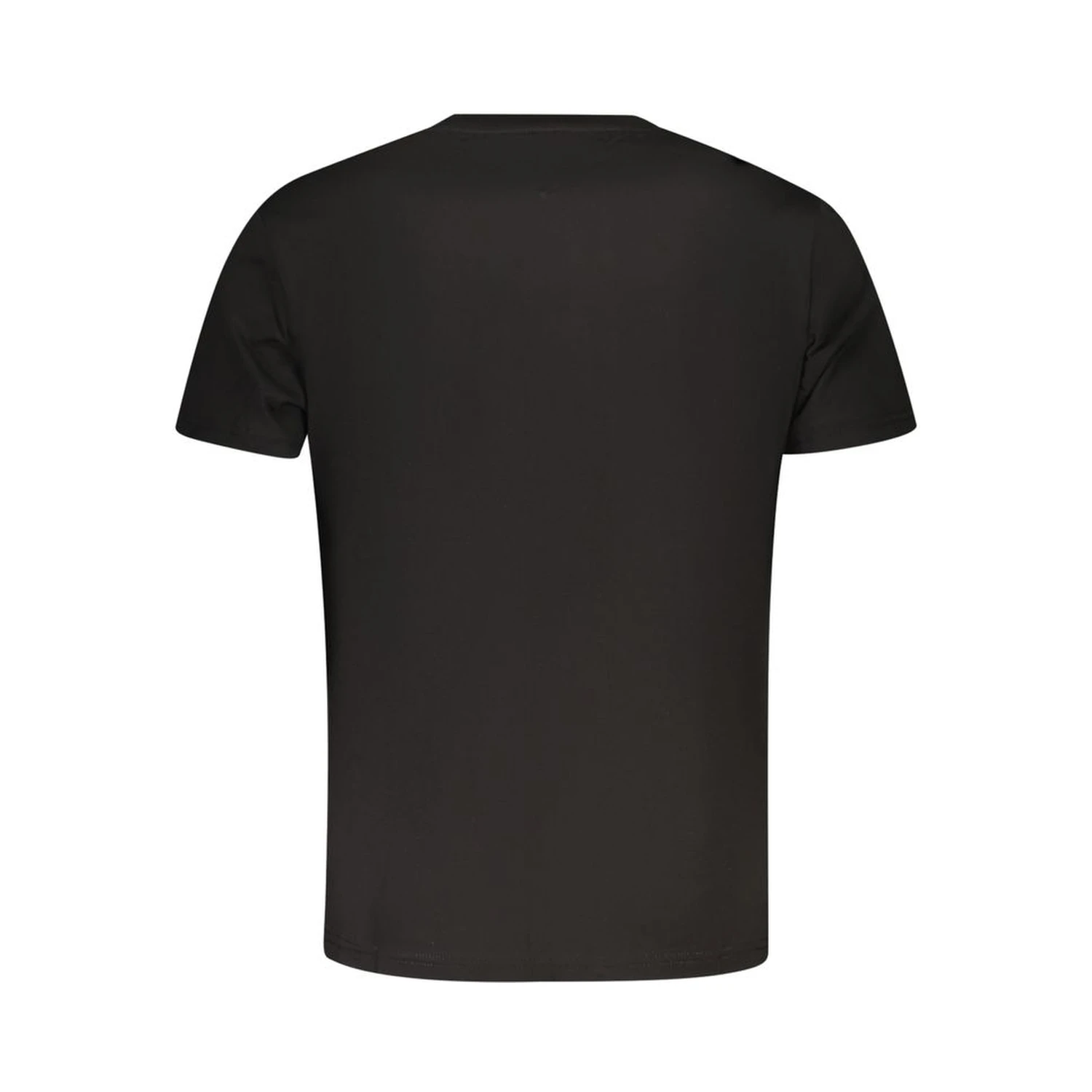 Black Cotton Men T-Shirt