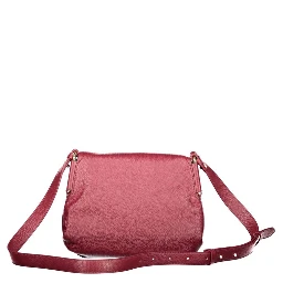 Purple Leather Women Handbag