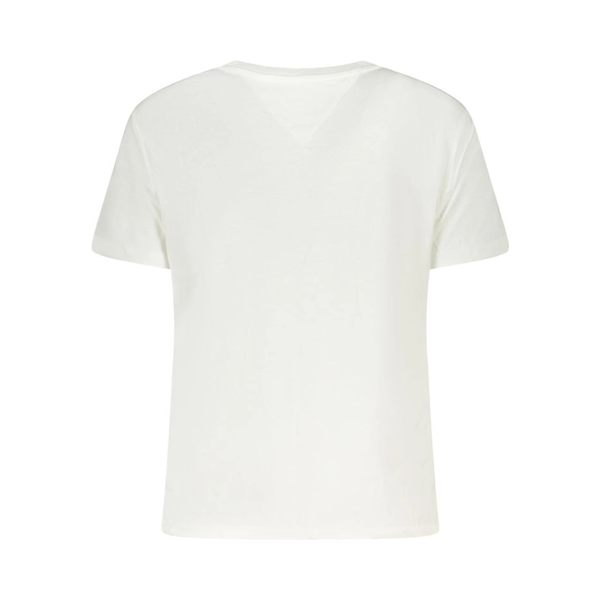White Cotton Women T-Shirt