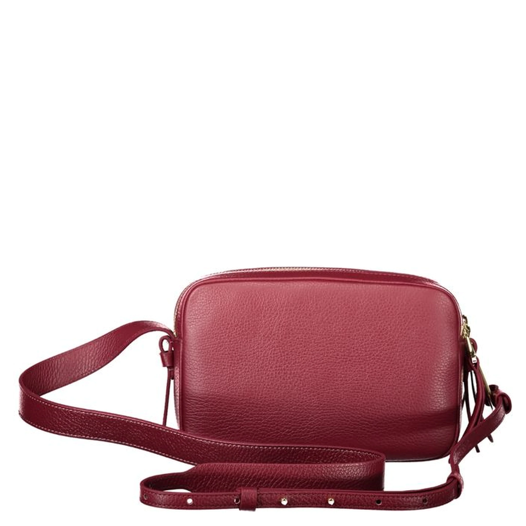 Purple Leather Women Handbag