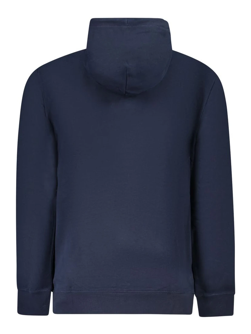 Blue Cotton Men Sweater