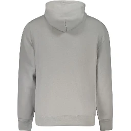 Gray Recycled Polyester Men Sweater