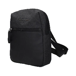 Black Fabric Crossbody Bag