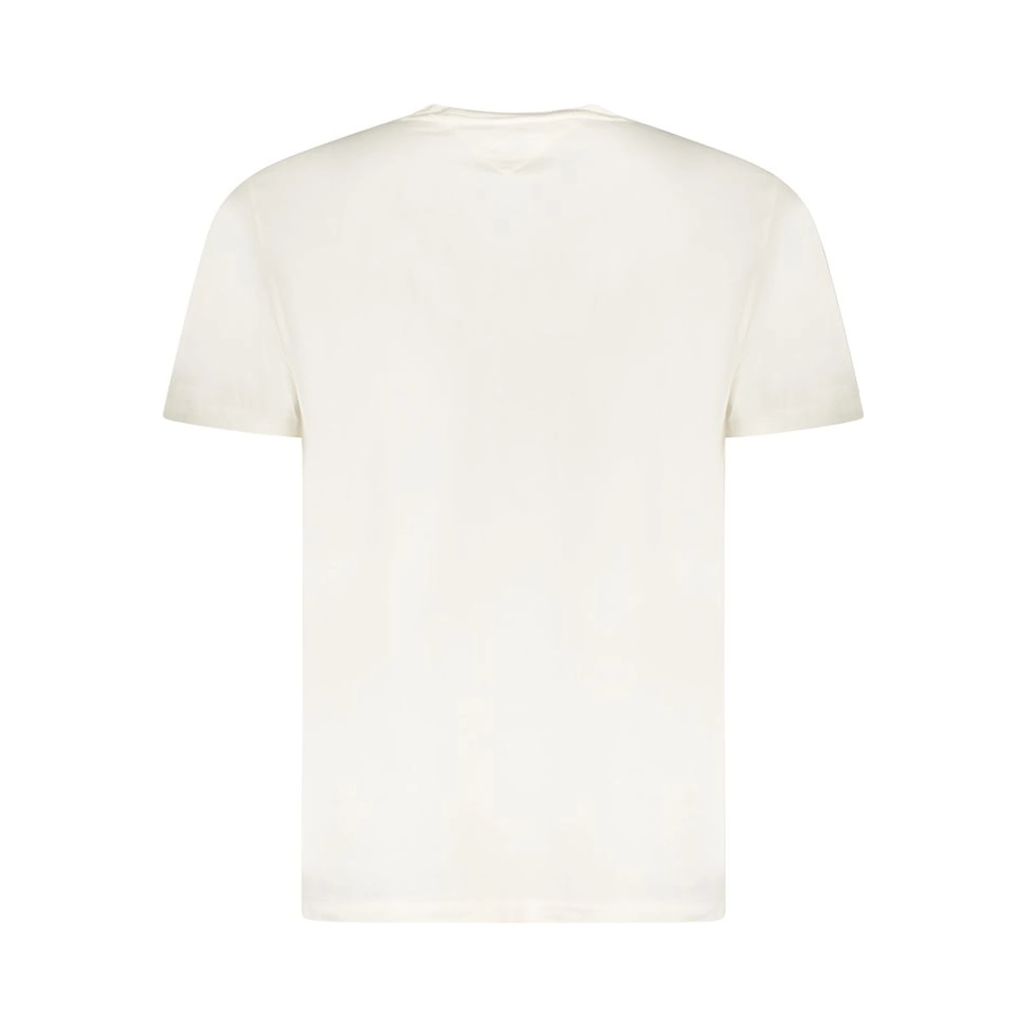 White Cotton Men T-Shirt