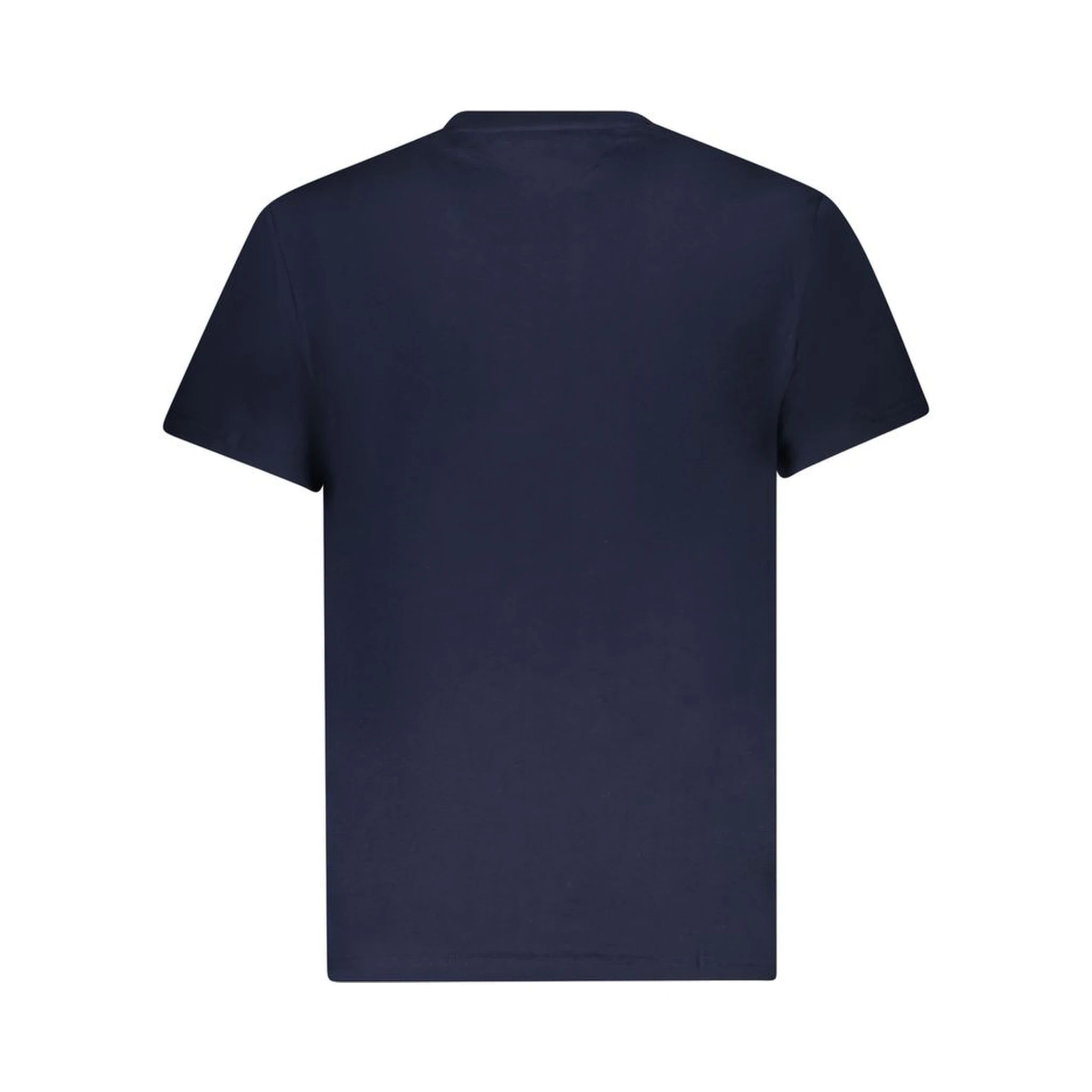 Blue Cotton Men T-Shirt