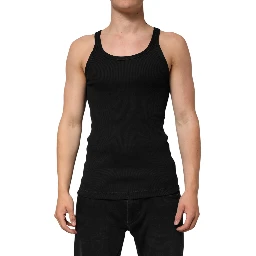 Black Tank Sleeveless Underwear Men T-shirt