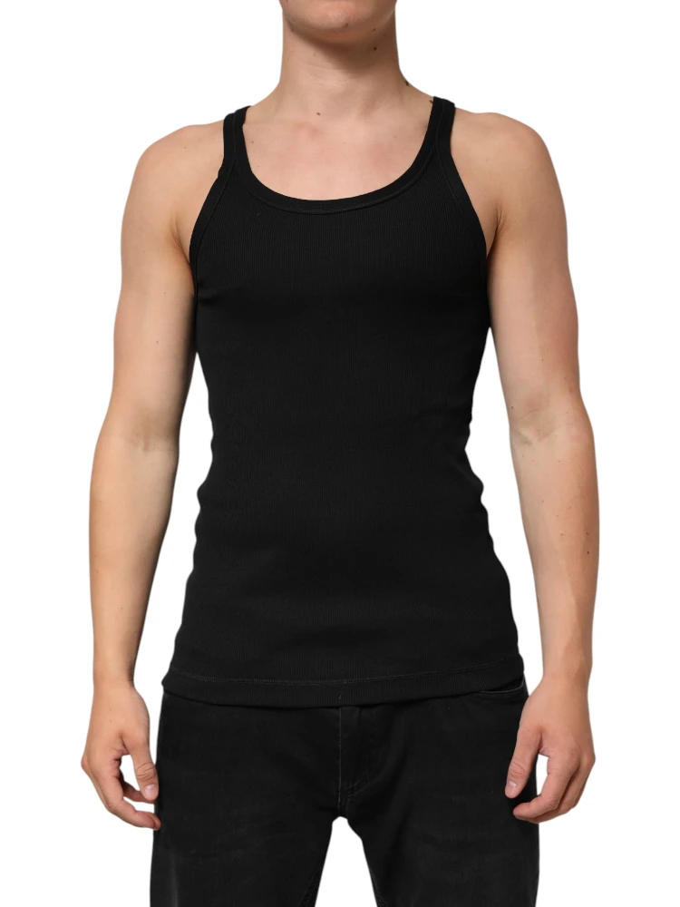 Black Tank Sleeveless Underwear Men T-shirt