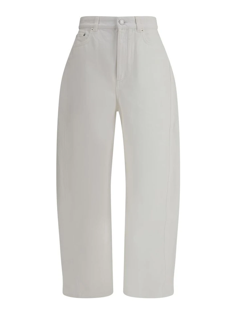 White Cotton Jeans Denim