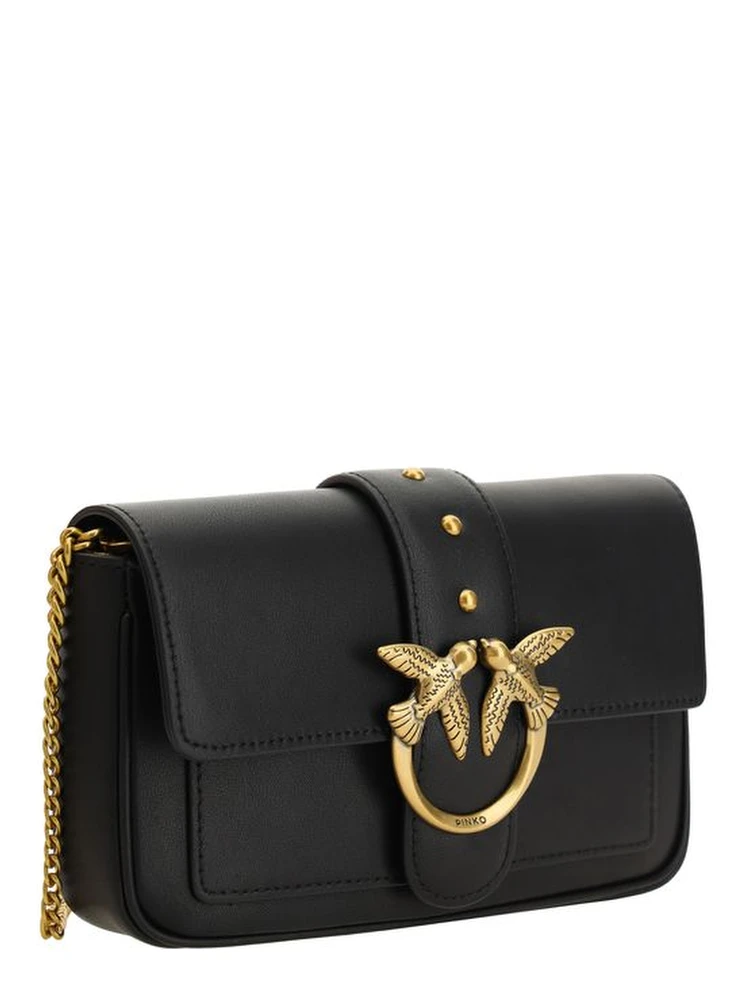 Black Calf Leather Bos Taurus Shoulder Bag alternative