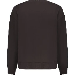 Black Cotton Women Sweater