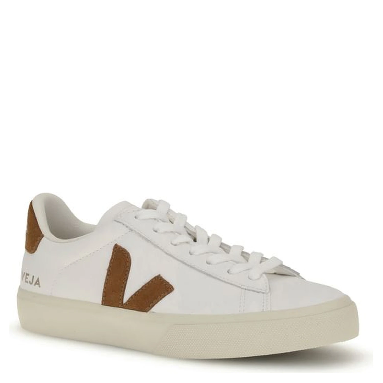 White Leather Low Top Sneakers