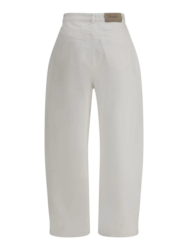 White Cotton Jeans Denim alternative