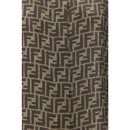 Brown Silk Pattern Shirt