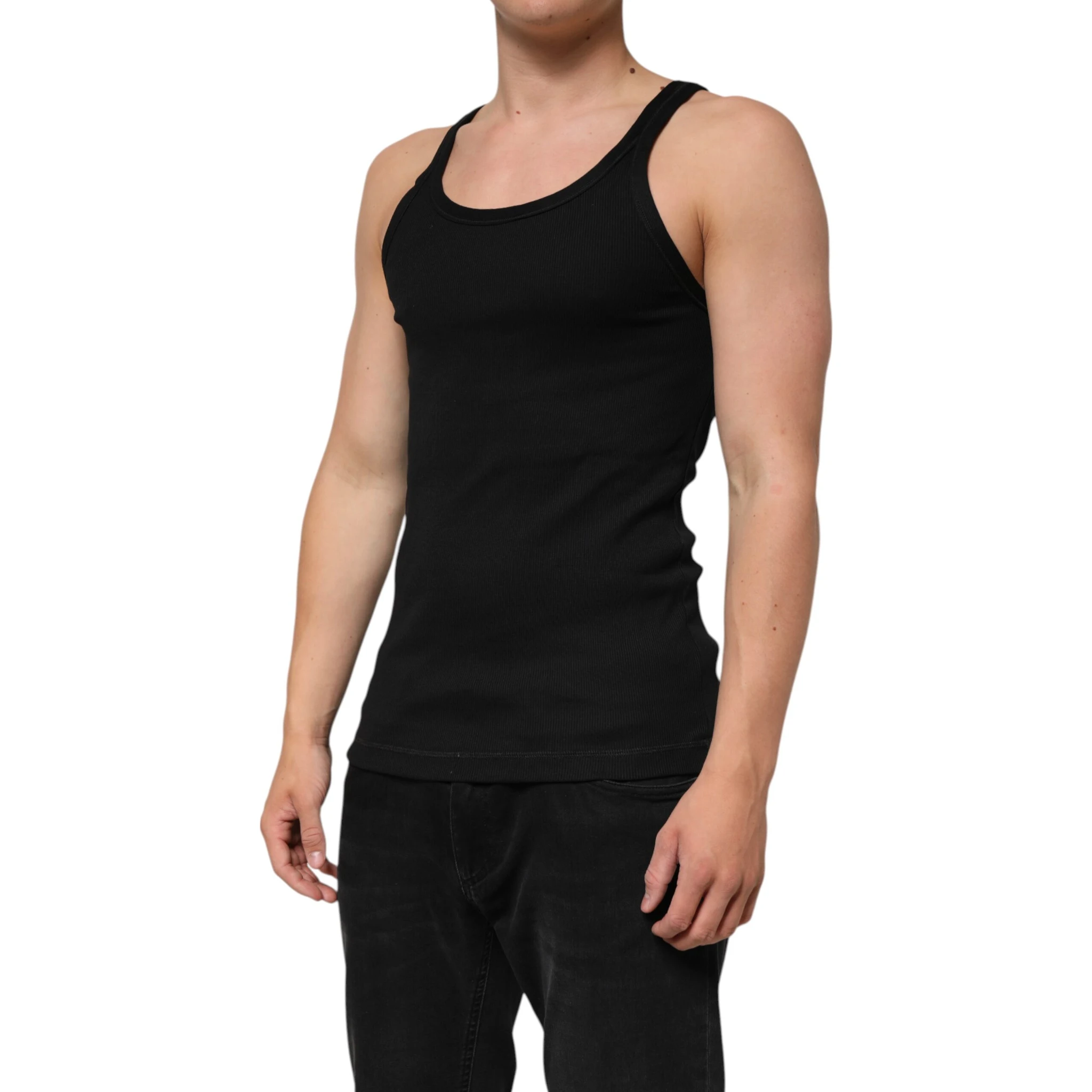 Black Tank Sleeveless Underwear Men T-shirt
