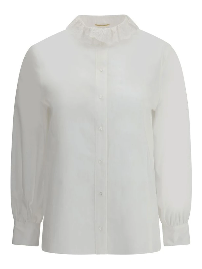 White Cotton Dress Shirt