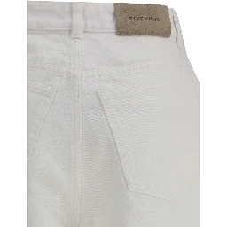 White Cotton Jeans Denim