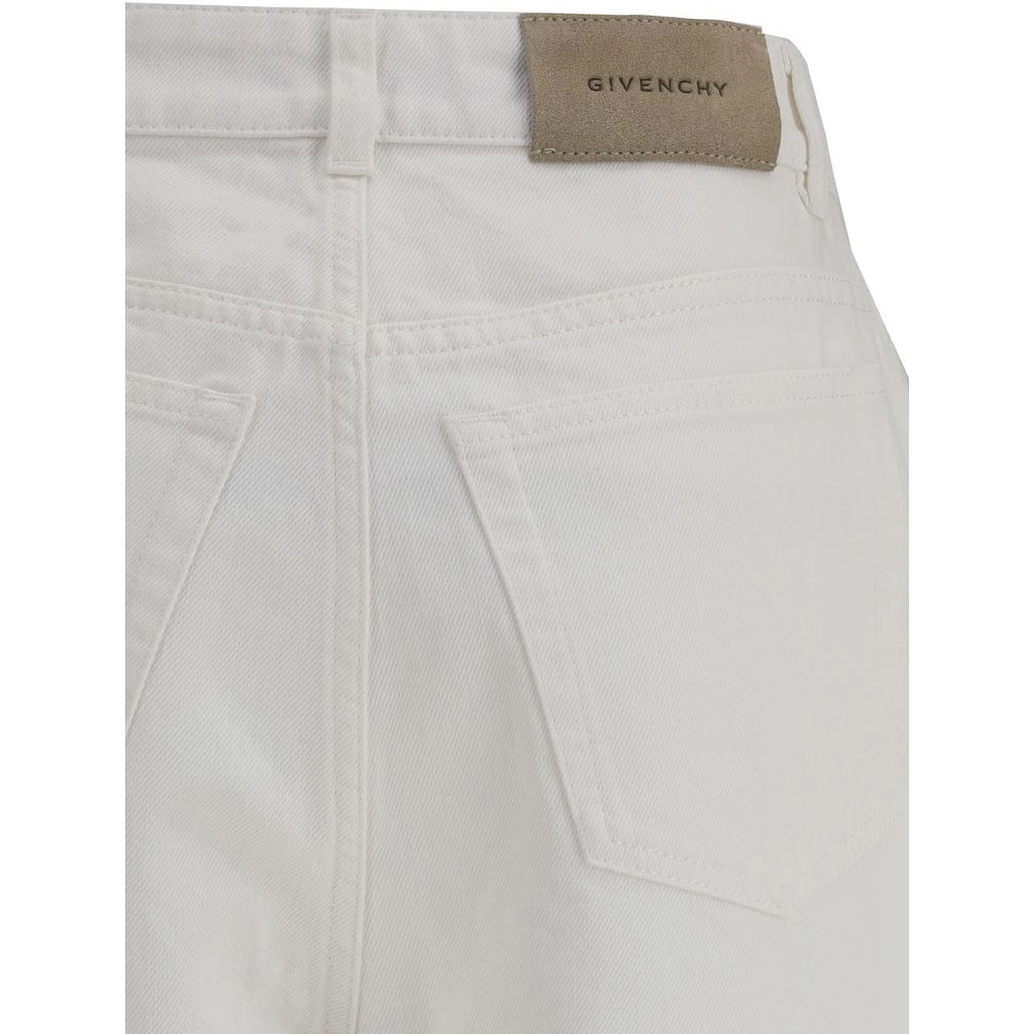 White Cotton Jeans Denim