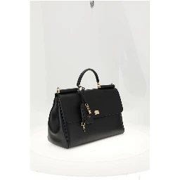 Black Calf Leather Bos Taurus Shoulder Bag