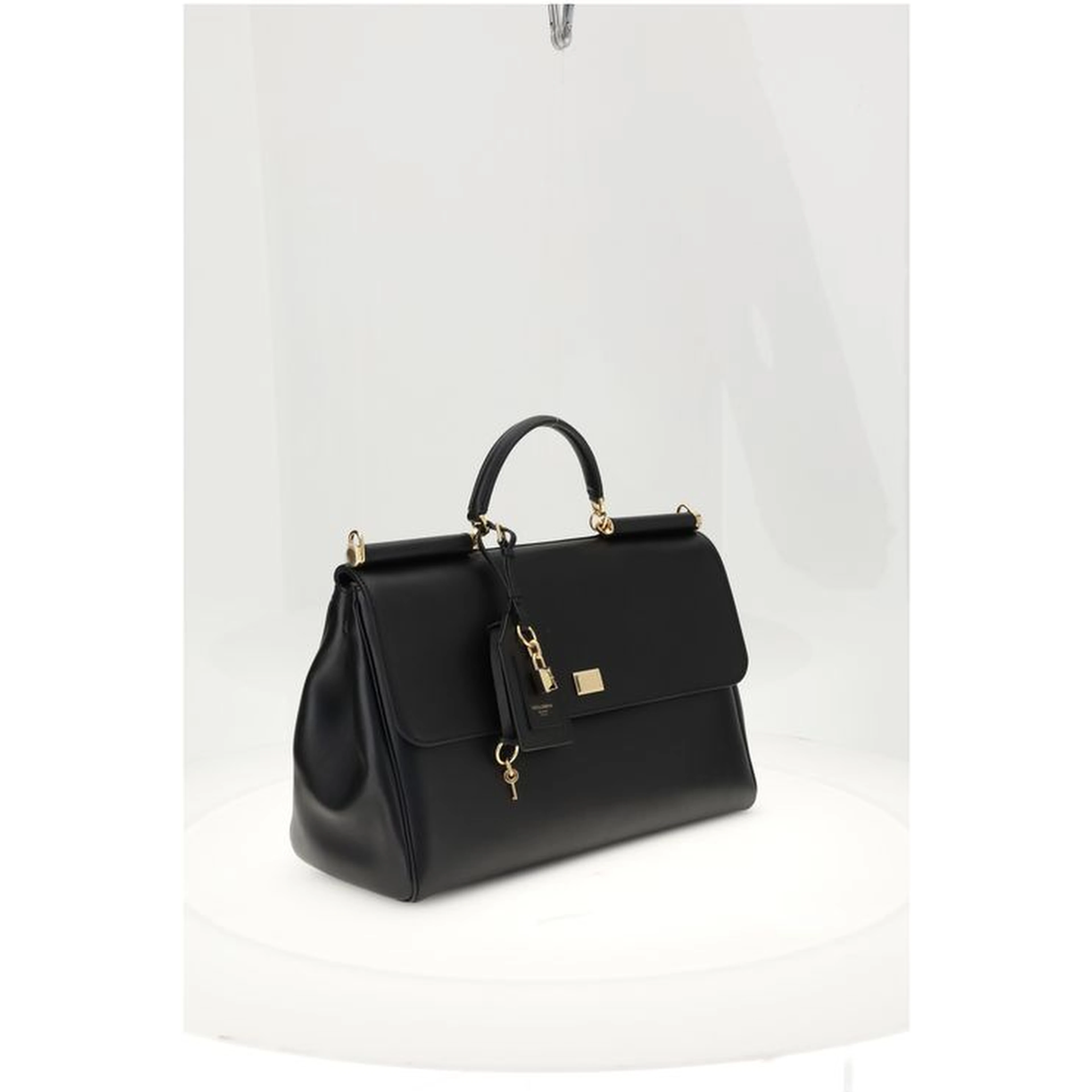 Black Calf Leather Bos Taurus Shoulder Bag