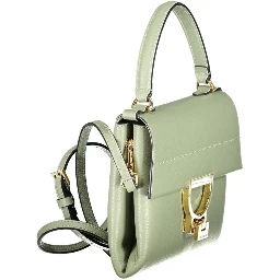 Green Leather Women Handbag