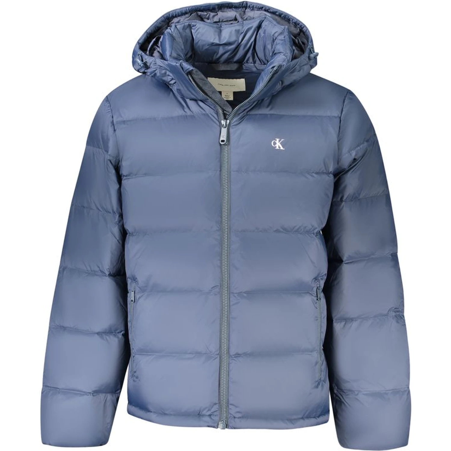 Blue Polyamide Men Jacket