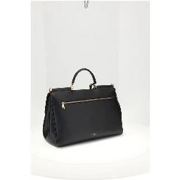 Black Calf Leather Bos Taurus Shoulder Bag