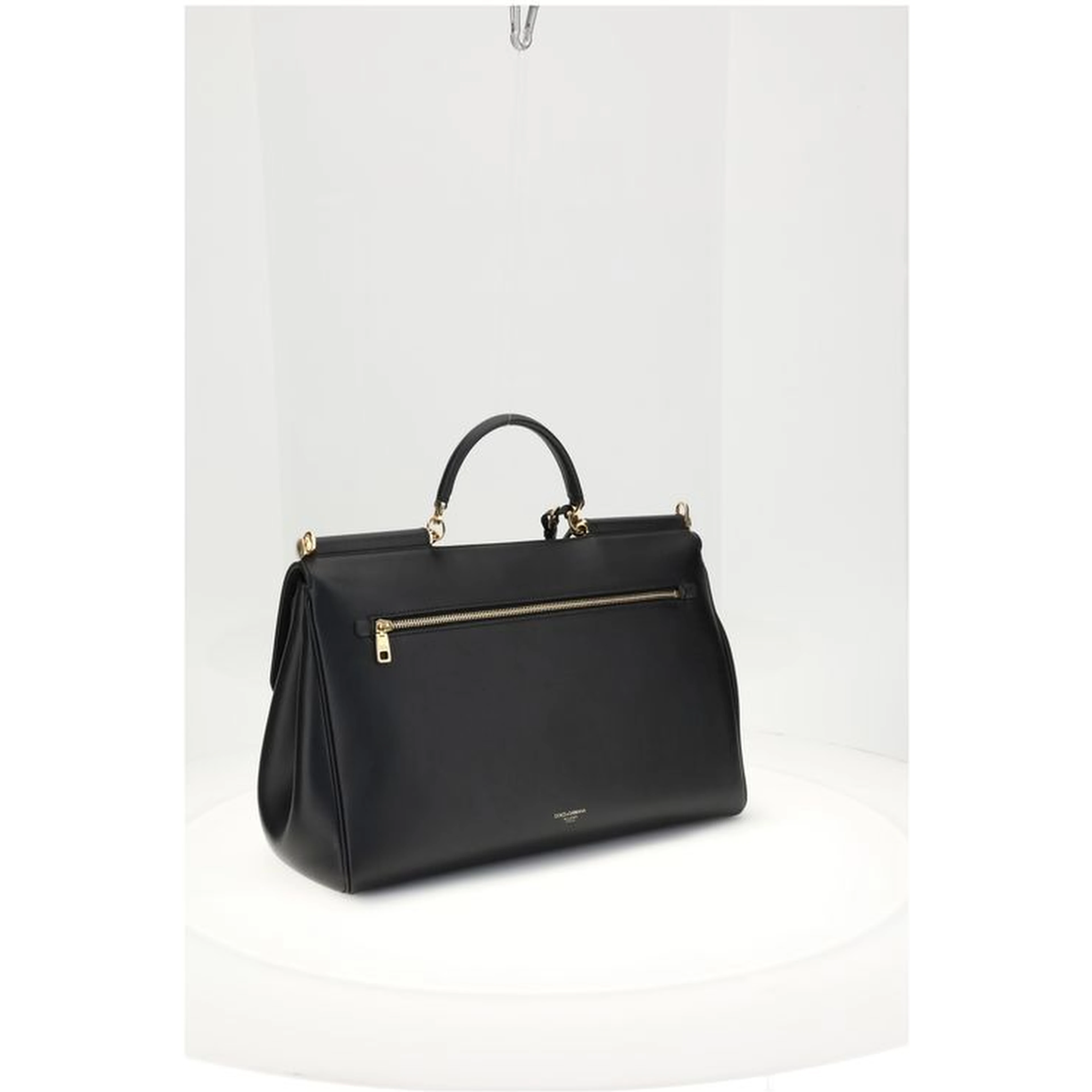 Black Calf Leather Bos Taurus Shoulder Bag