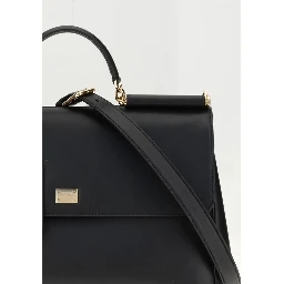 Black Calf Leather Bos Taurus Shoulder Bag