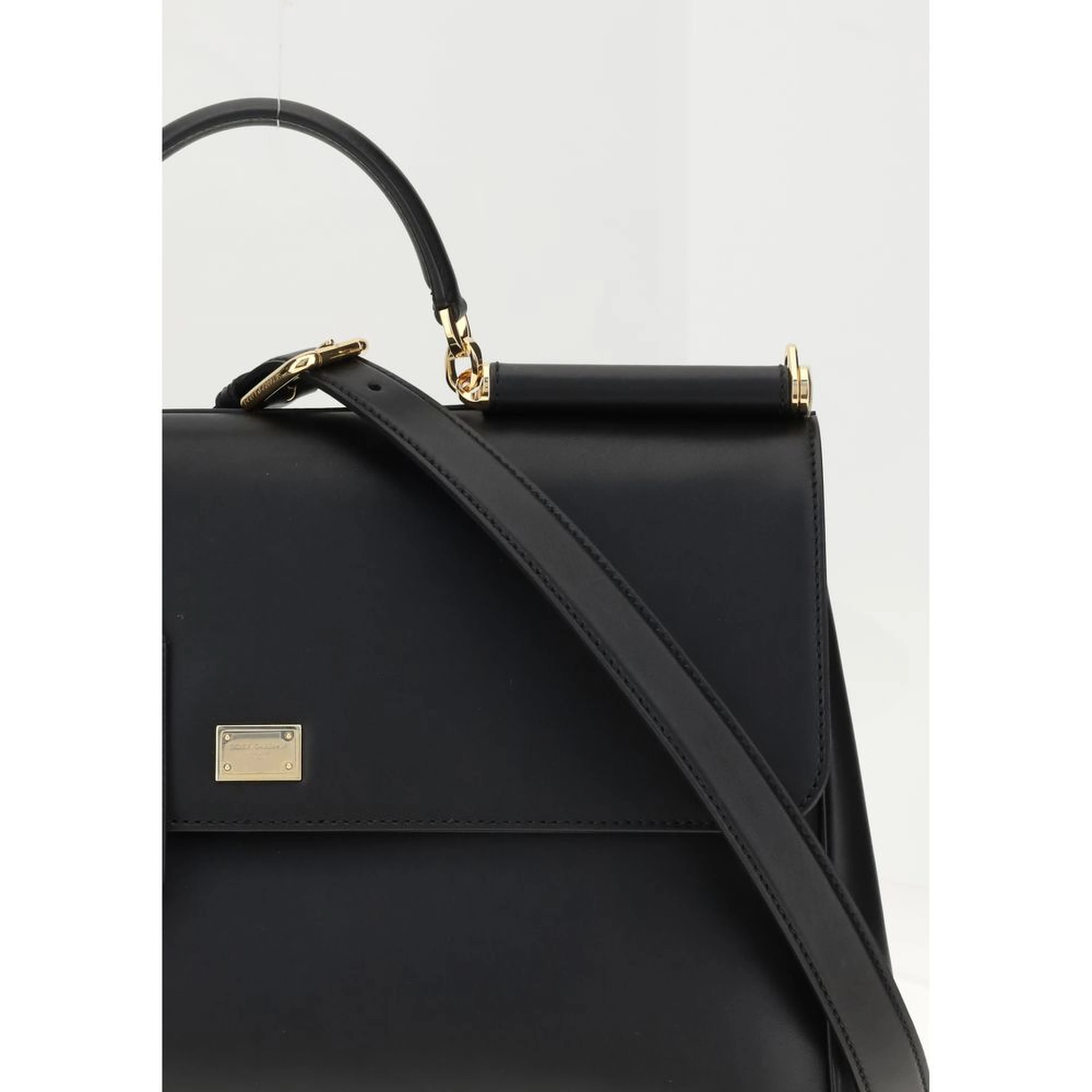 Black Calf Leather Bos Taurus Shoulder Bag