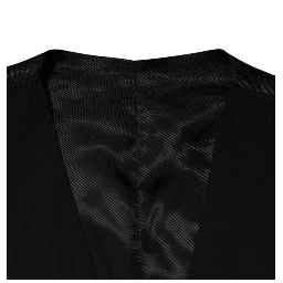 Black Wool Dress Formal Men Waistcoat Vest