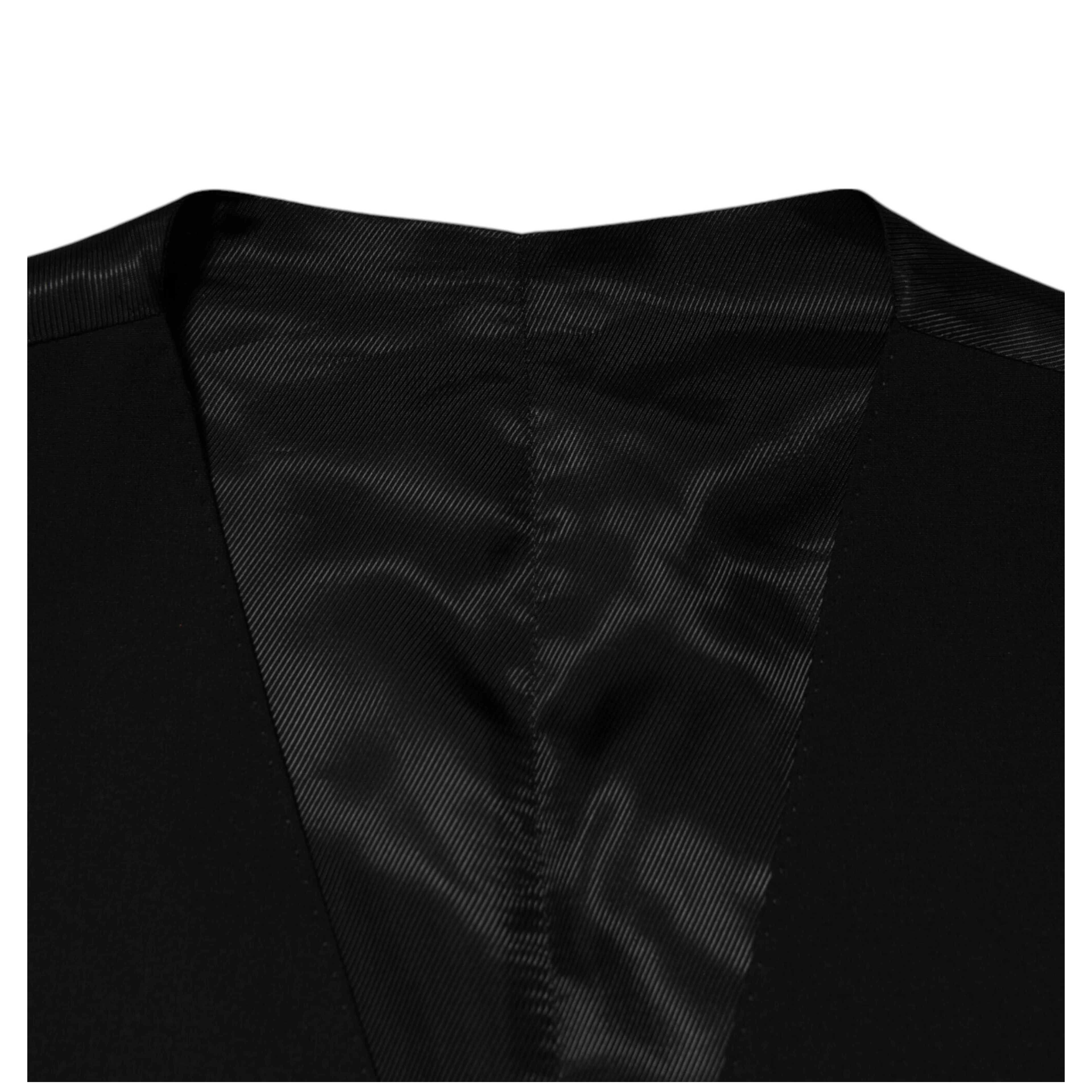 Black Wool Dress Formal Men Waistcoat Vest