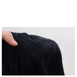 Dark Blue Suede Lambskin Blouson Jacket
