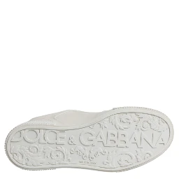 White Miami Leather Low Top Sneakers Shoes