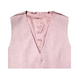 Pink Wool Dress Formal Men Waistcoat Vest