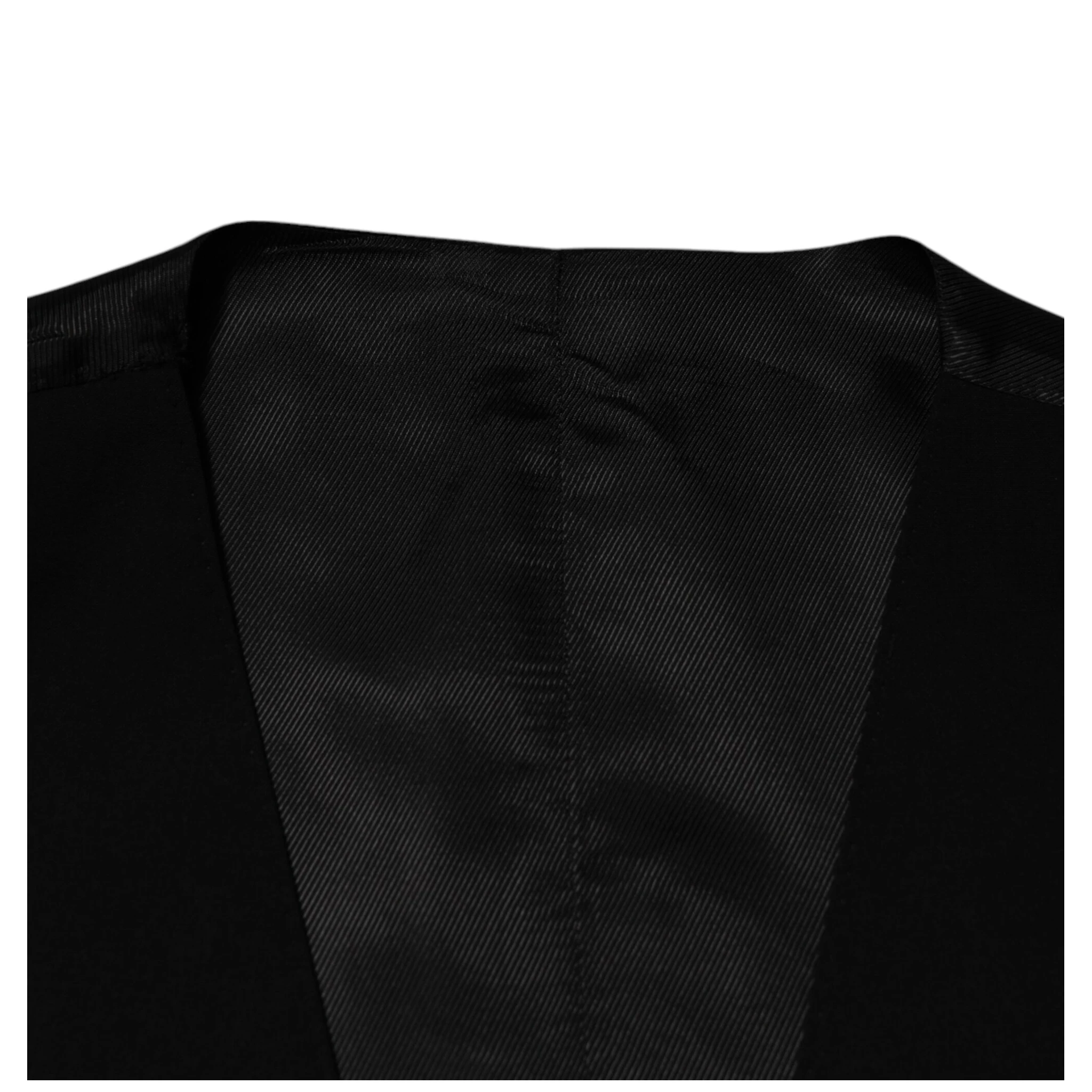 Black Wool Dress Formal Men Waistcoat Vest
