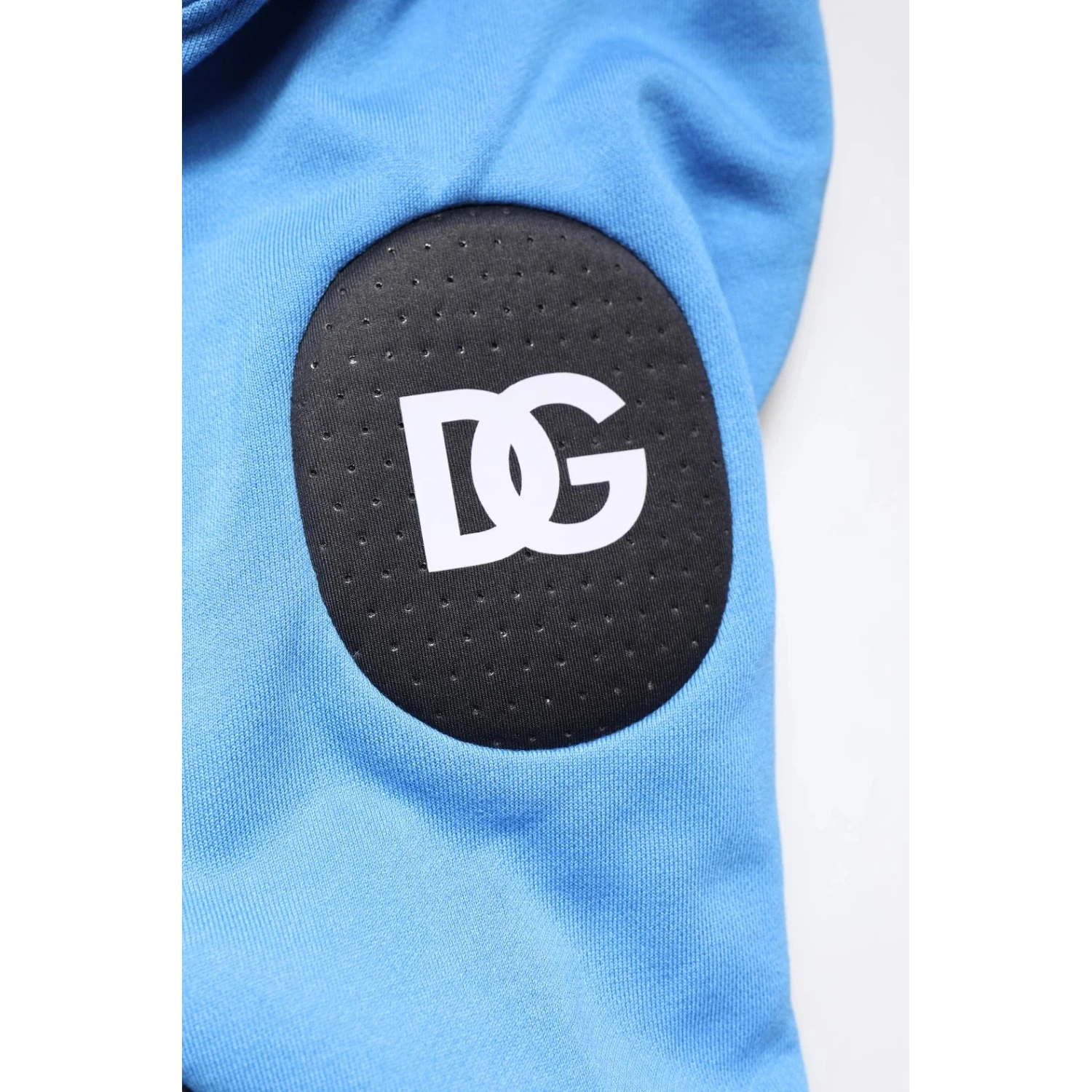 Blue Cotton Hooded Men Sportswear One Size Vest