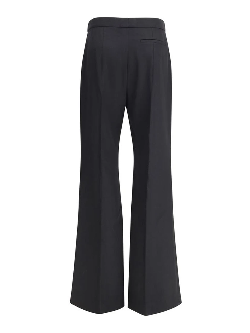 بنطال صوف أسود