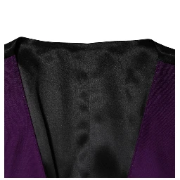 Purple Wool Dress Formal Waistcoat Vest