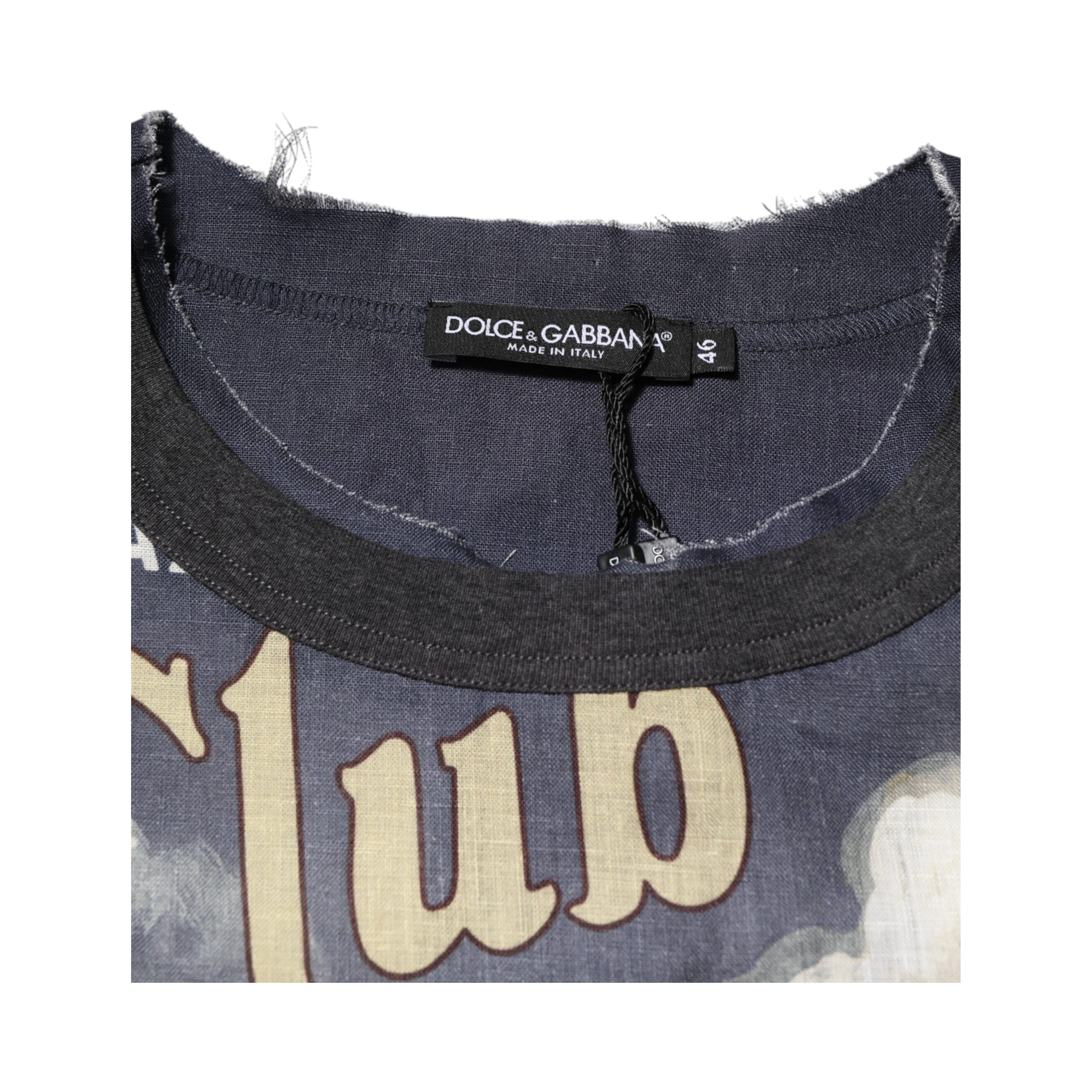 Palermo Jazz Club Linen Crew Neck Men T-shirt