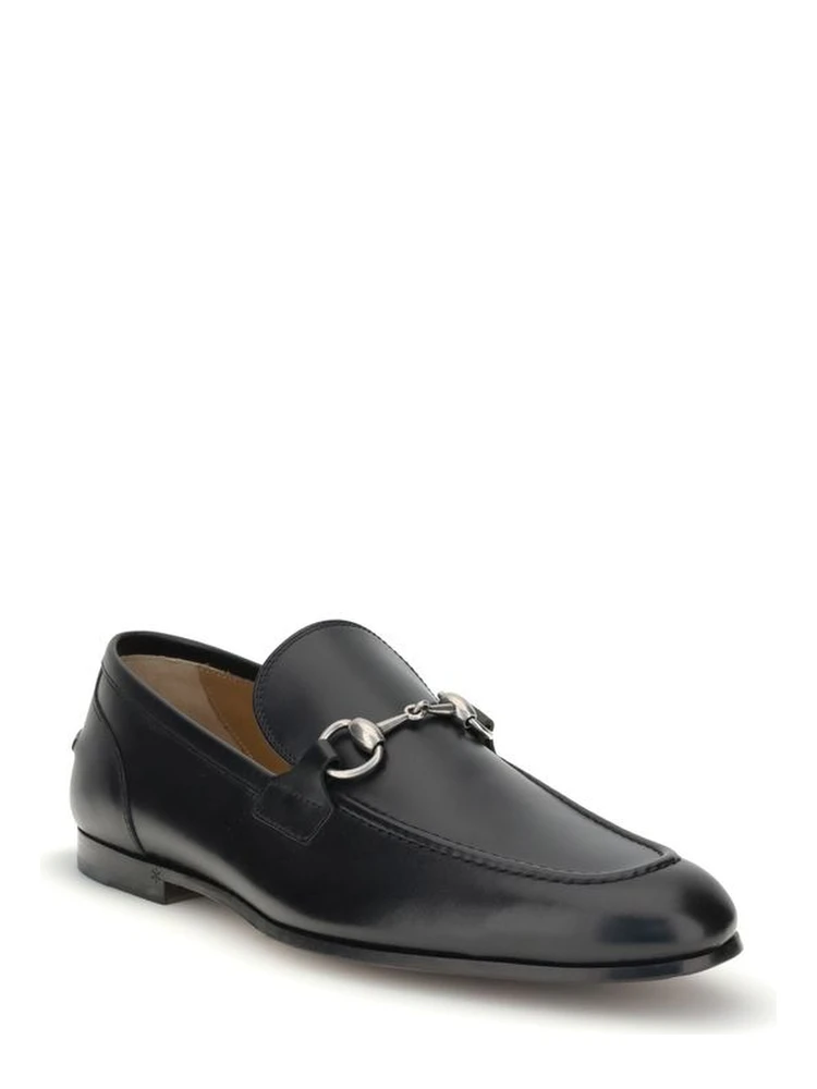 Black Calf Leather Bos Taurus Slip-On Loafers alternative