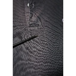 Gray Cotton Crown Collared Men Polo T-shirt