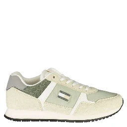 Green Polyester Men Sneaker