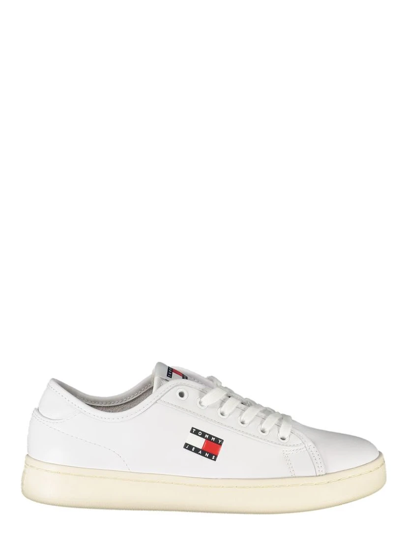 White Leather Women Sneaker