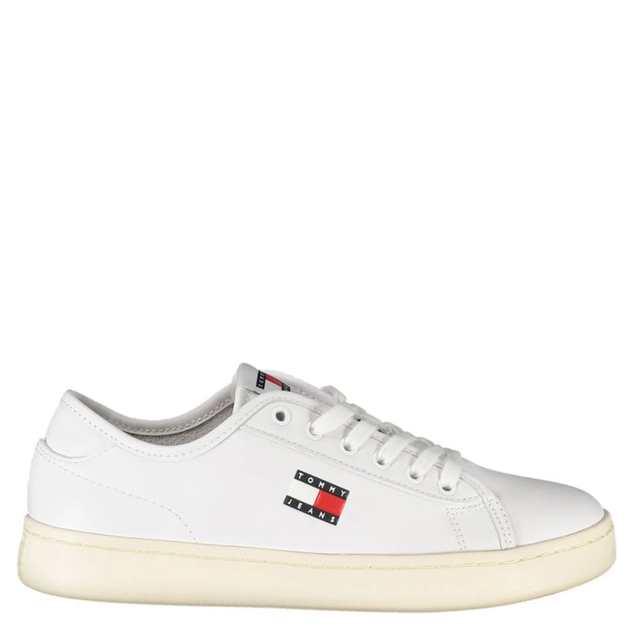 White Leather Women Sneaker