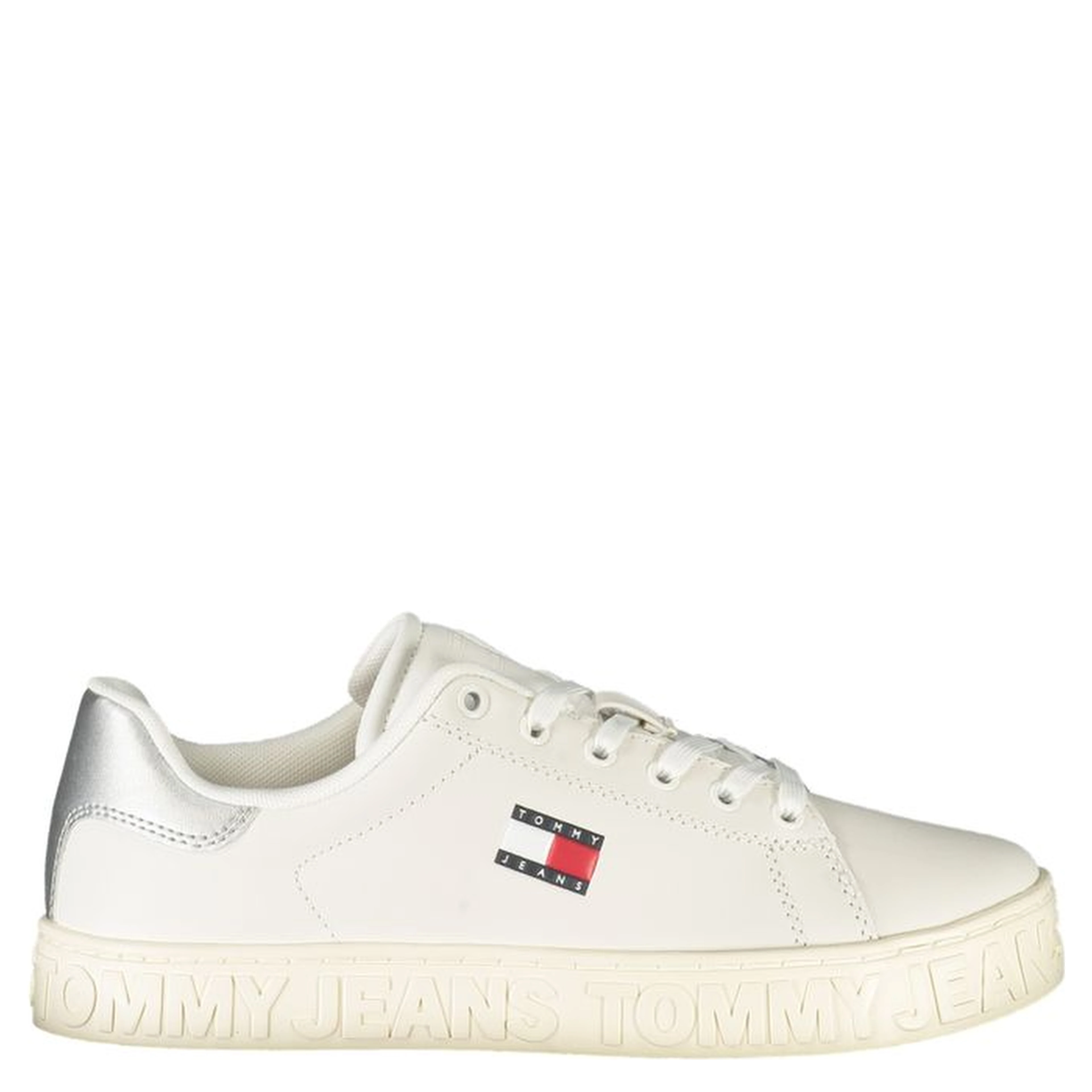White Leather Women Sneaker