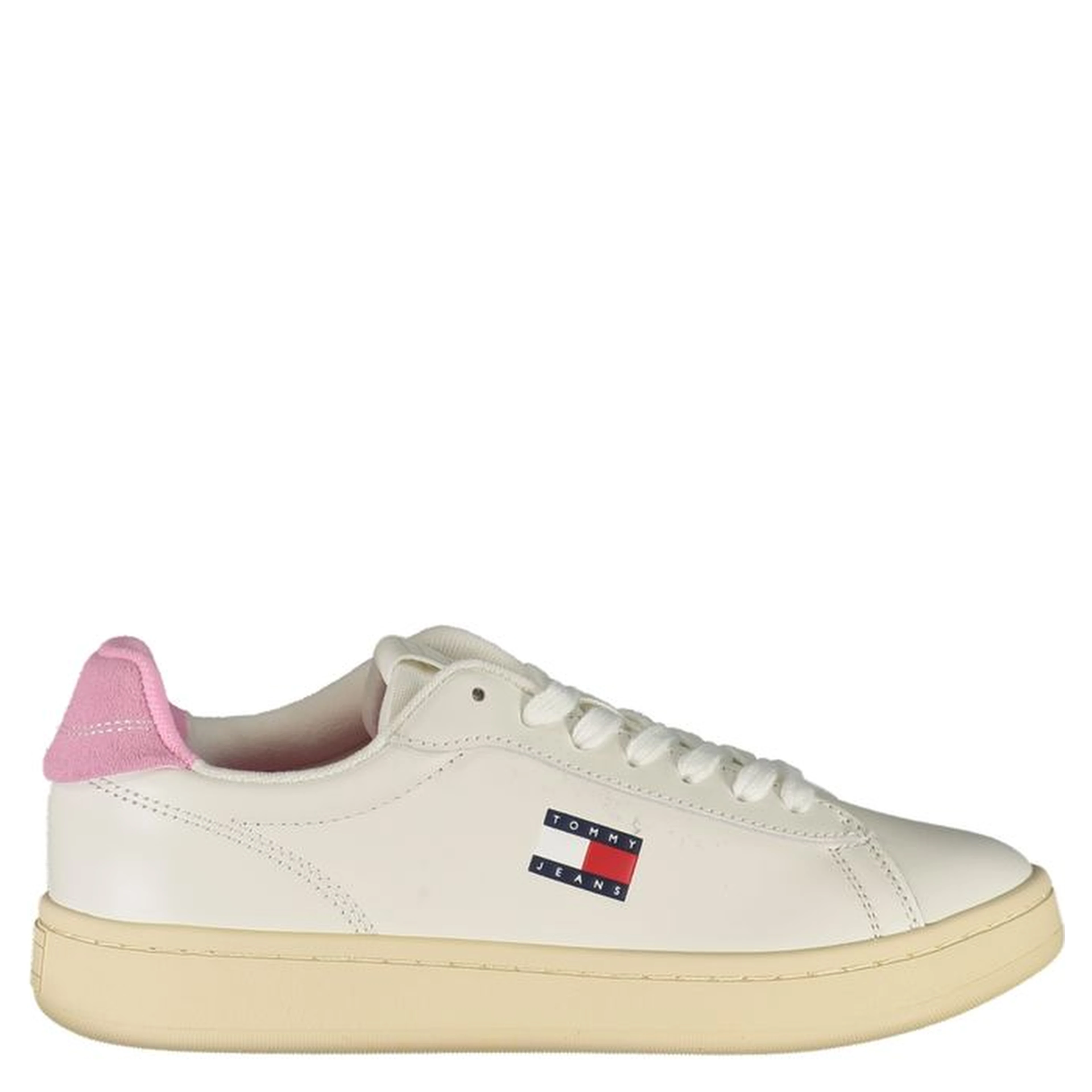 White Leather Women Sneaker