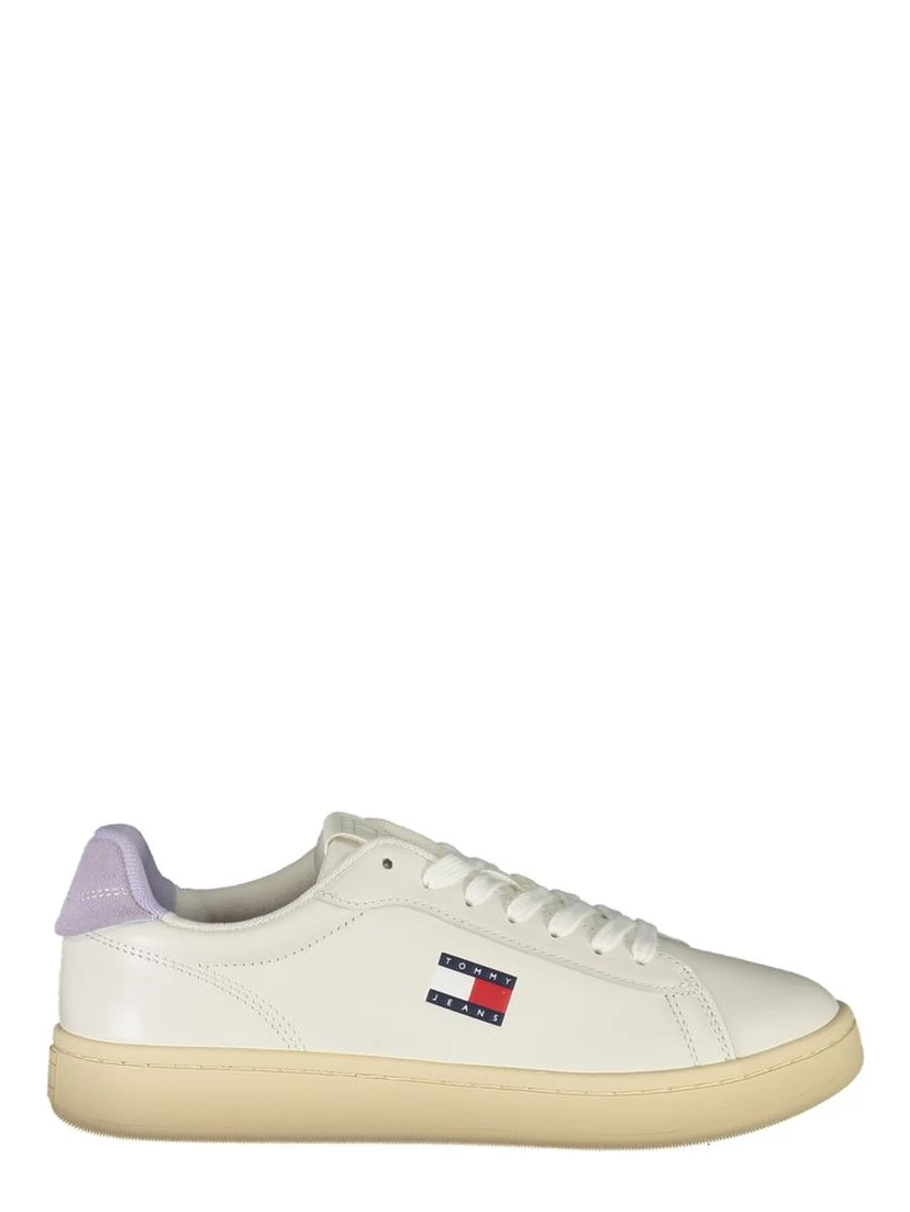 White Leather Women Sneaker