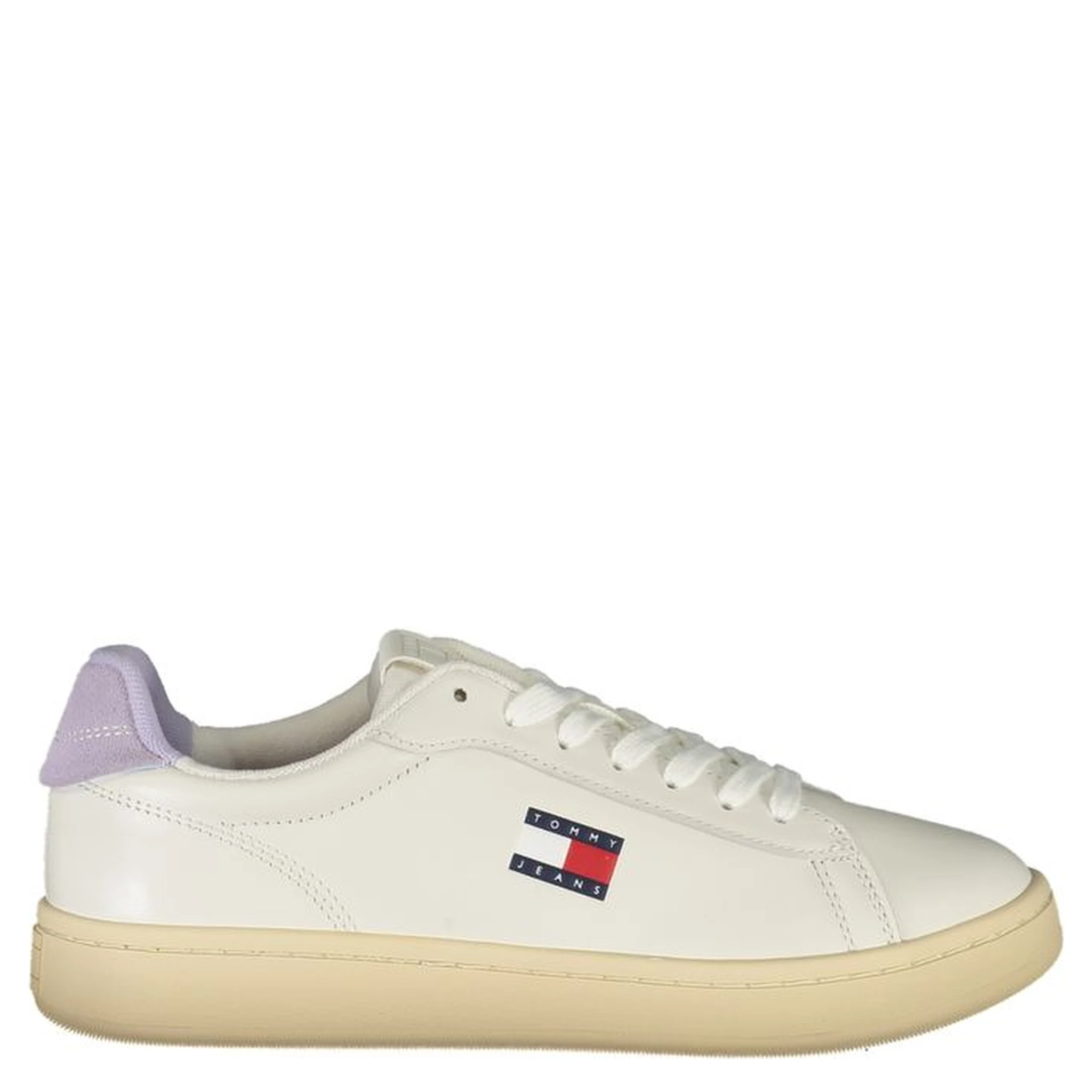 White Leather Women Sneaker