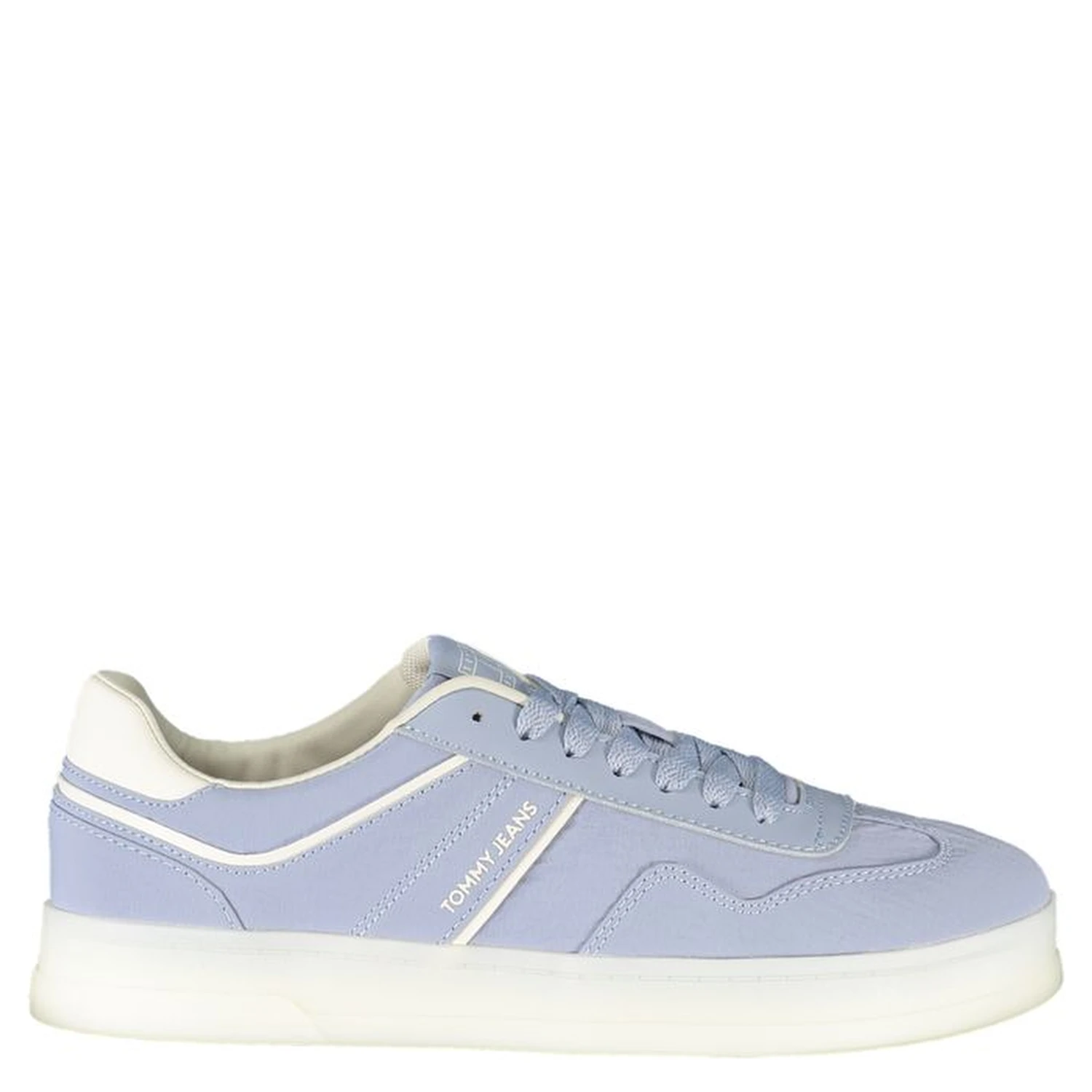 Blue Leather Women Sneaker