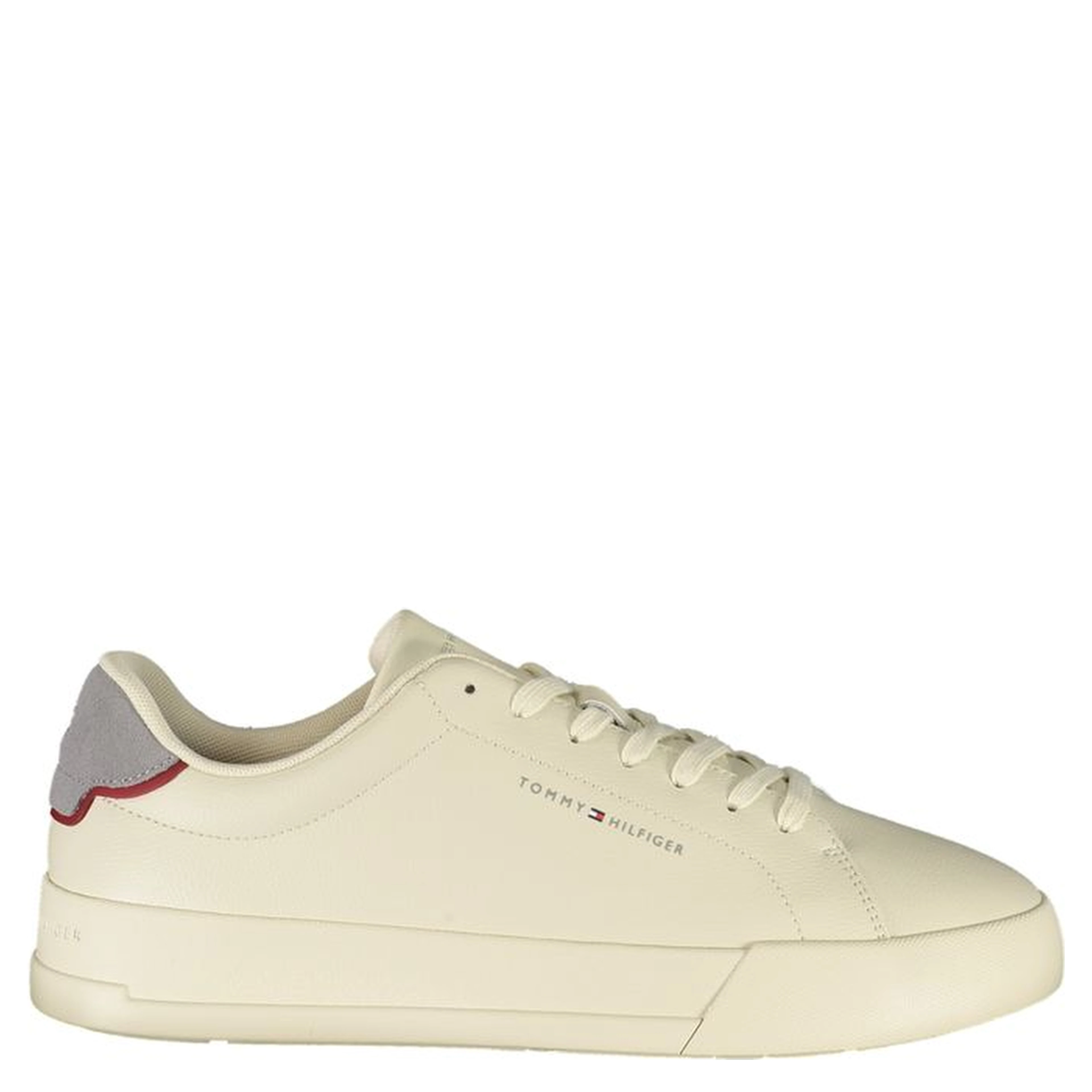 Beige Leather Men Sneaker